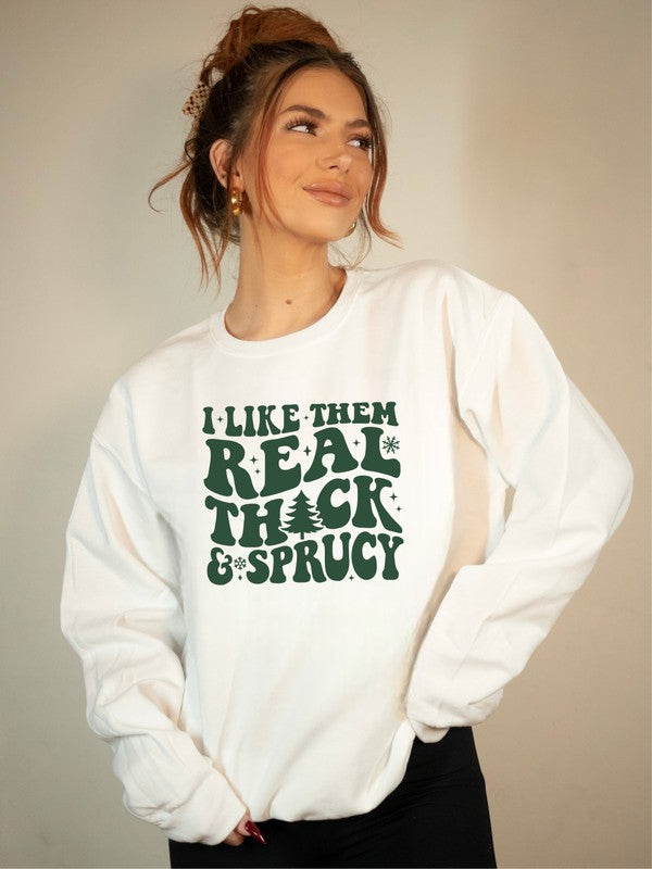 Thick and Sprucy Graphic Crew
