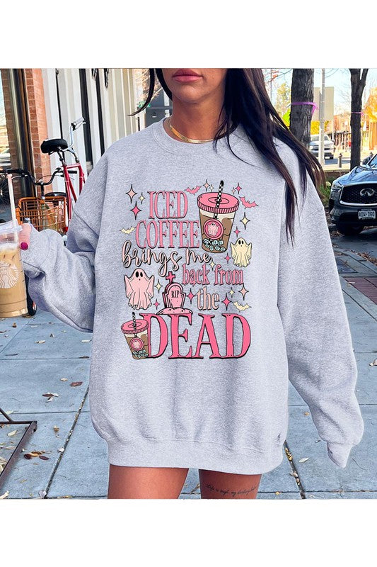 Iced Coffee Graphic Sweatshirt