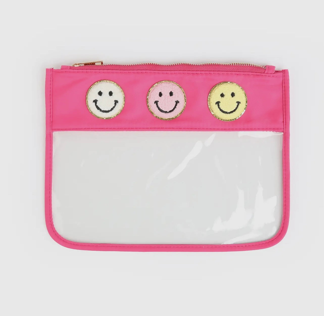 Clear Zippered Letter Pouch
