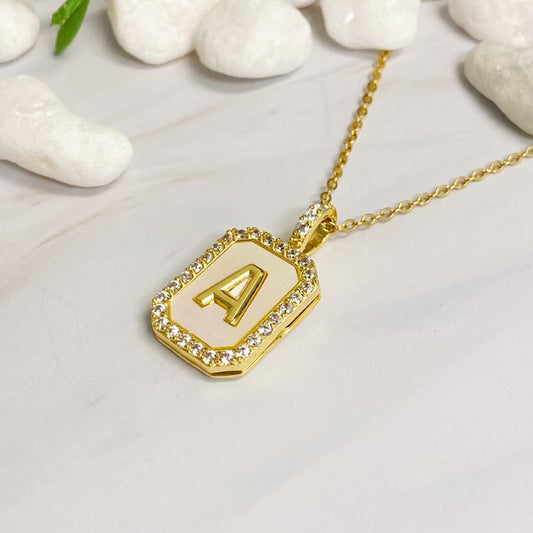 Initial Locket Necklace