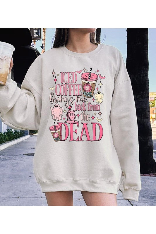 Iced Coffee Graphic Sweatshirt