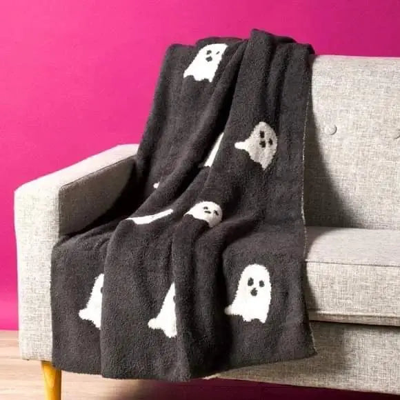 Spooky Soft Ghost Blanket