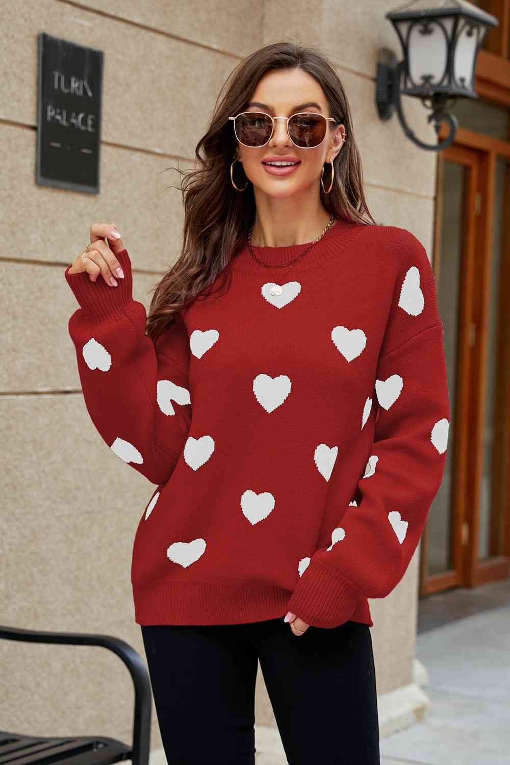 Hearts On My Sleeves Sweater