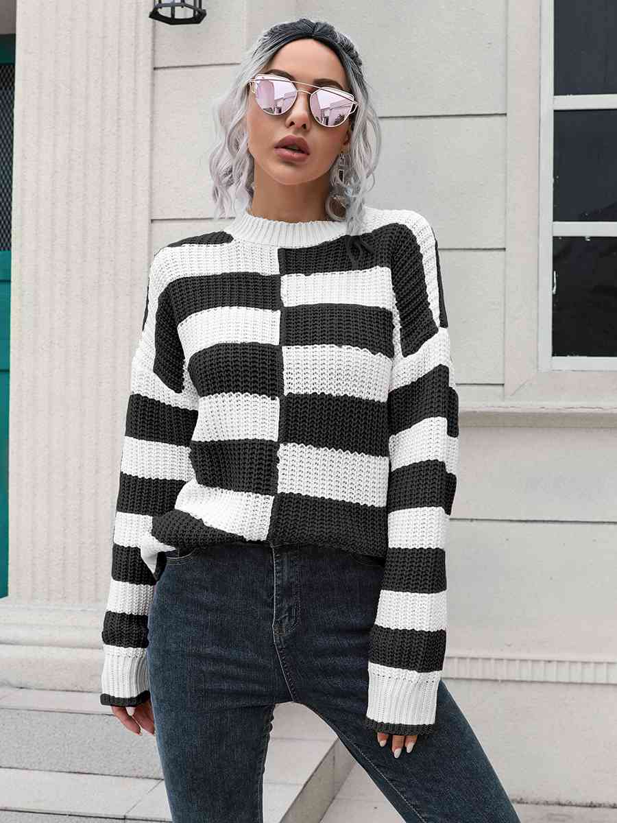 Broken Stripes Sweater